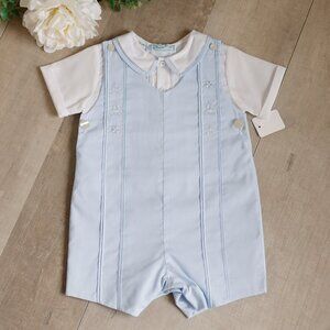 Boy's Heirloom Jon Jon 2 Piece Nautical Shortall Feltman Brothers CLASSIC NWT